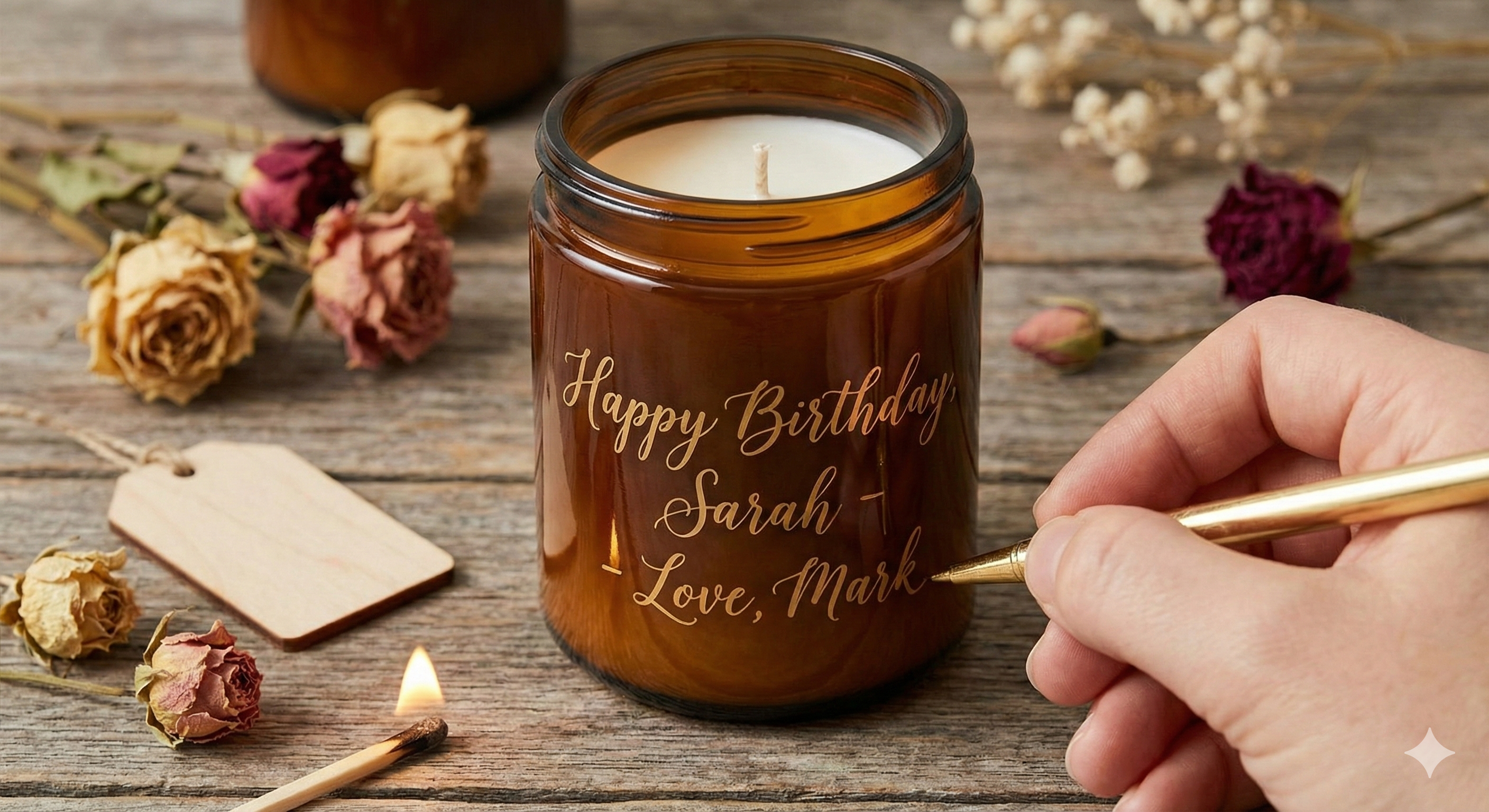 Custom Message Candles
