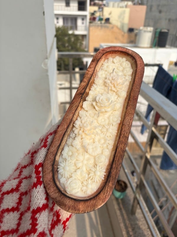 Wooden Boat - 12 inch